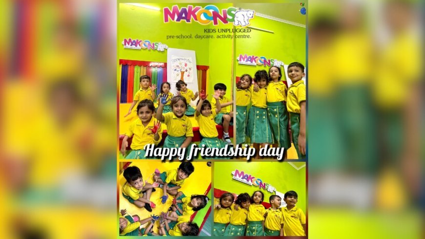 Celebrating Bonds of Friendship at Makoons Play School inRajnagar Extension!