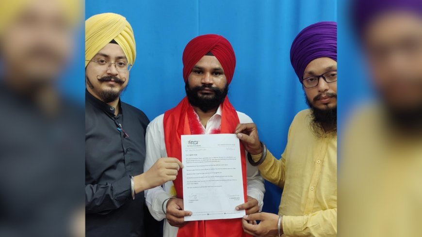 Jagdish Singh Warwal appointed as National Director of Rai Sikh Foundation!