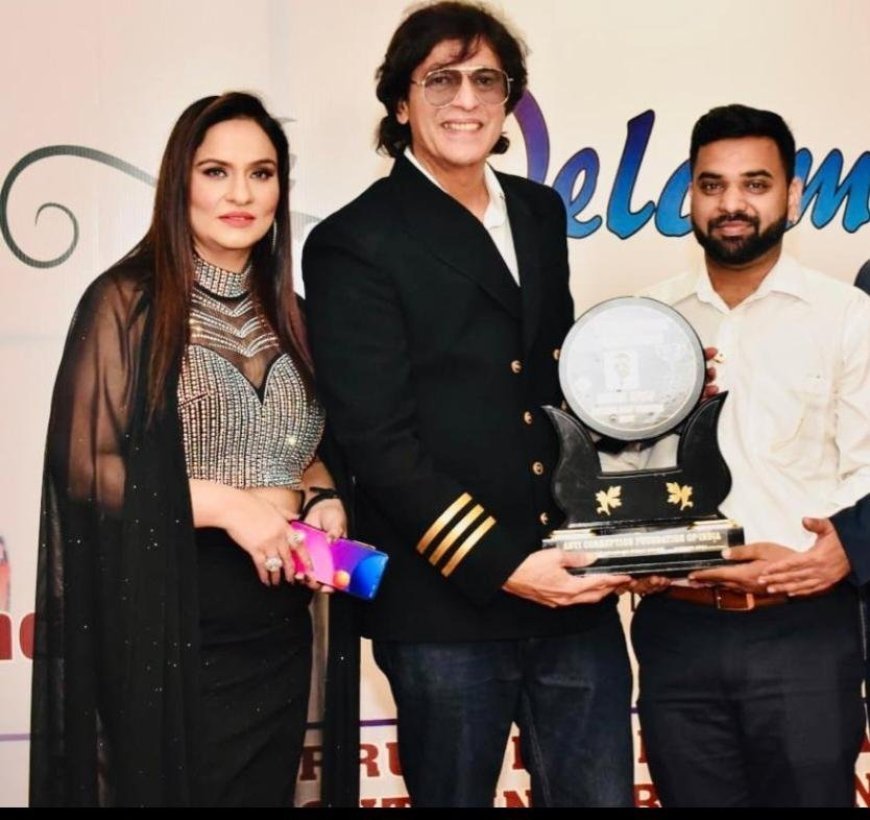 Esteemed Entrepreneur Vishal Kath Bestowed with Global Achiever’s Award by Chunky Panday