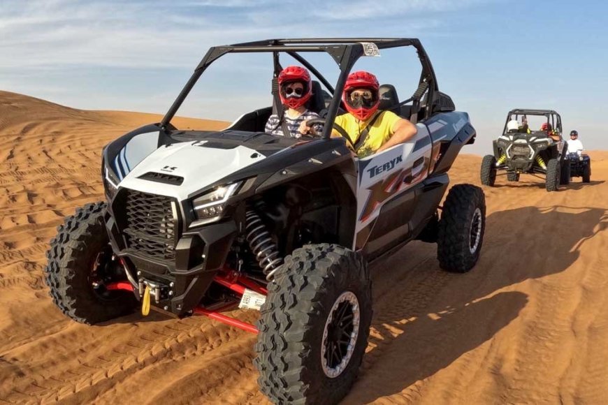 Driving Dune Buggy with Excursion Point in Dubai Desert