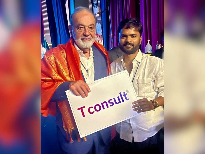 Sundeep Makthala Meets World’s Richest Carlos Slim to Expand TConsult