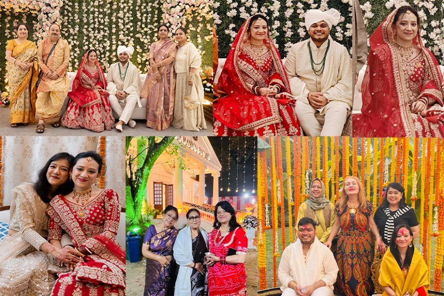 NE INDIA’S POET SANKHA SUBHRA DEVBARMAN’S DAUGHTERS WEDDING DRAWS CELEBRITIES.