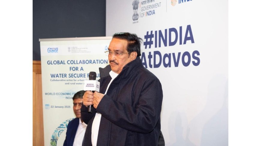 CR Patil Presents PM Modi’s Vision On Water Revolution And Water Management At World Economic Forum In Davos