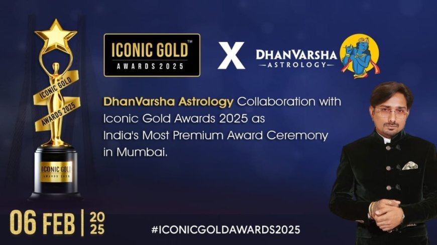 Dhanvarsha Astrology Joins Iconic Gold Awards 2025: A Unique Collaboration