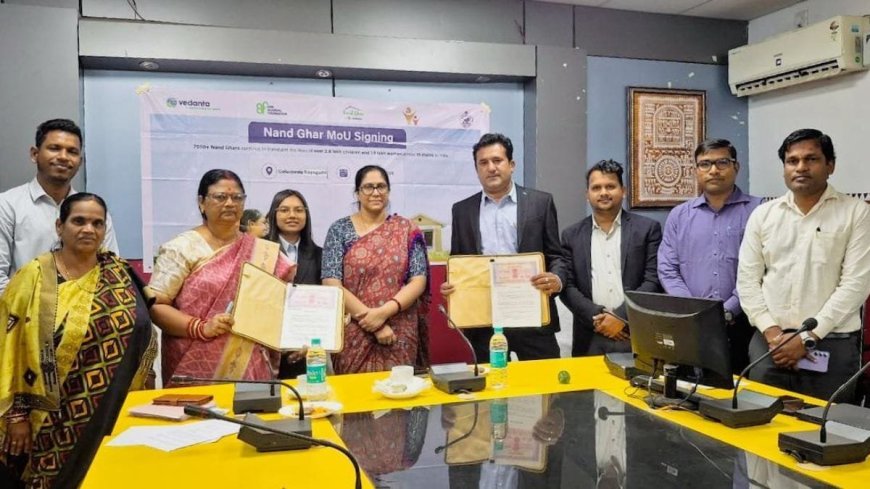 Vedanta’s AAF inks MoU to upgrade 100 Anganwadi centres in Odisha’s Rayagada