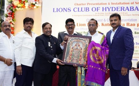 Lions Club of Hyderabad Bhooja Charter Ceremony Marks a New Era of Community Service