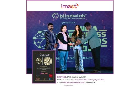 IMAST 360 Wins Best Sales CRM and Loyalty Solution at India Business Awards 2025