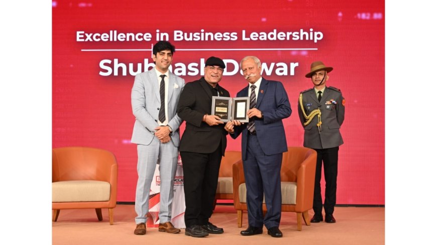 Alliance Chairman Subhash Dawar of Surat Receives ‘Excellence in Business Leadership’ Award