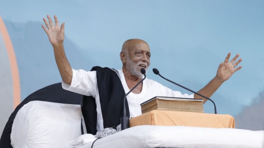 Morari Bapu pays tribute to women on International Women’s Day