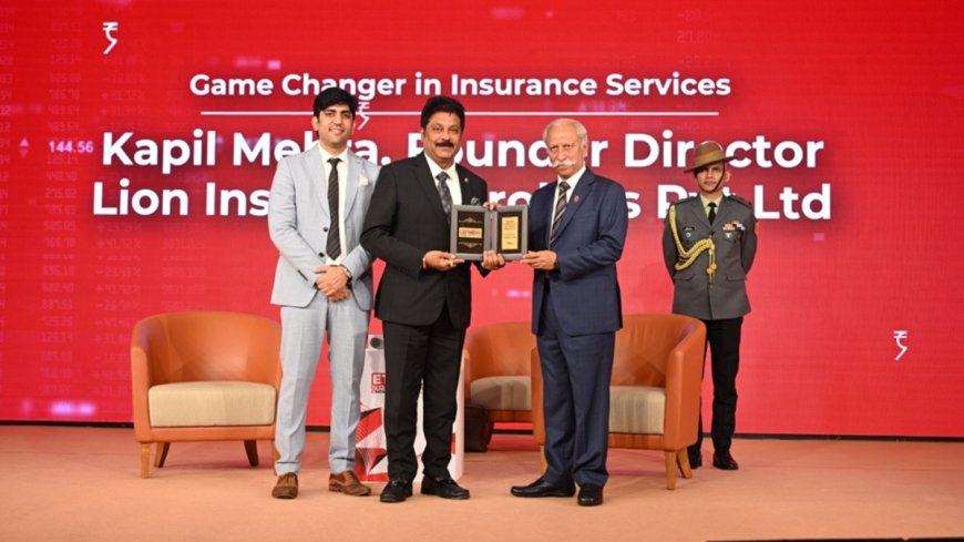 Kapil Mehra Clinches Game Changer in Insurance Services Award at the ET Now Business Conclave and Awards 2025