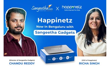 Happinetz Partners with Sangeetha Gadgets to Bring Safe Internet for Kids Boxes to Bengaluru Homes