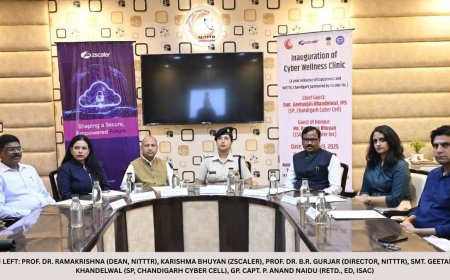 Stay Alert, Stay Safe: Chandigarh’s Cyber Wellness Clinic Opens to Fight Cybercrime