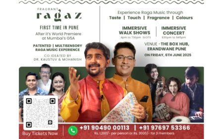 Fragrant Ragaz Set to Enchant Pune: A First-of-Its-Kind Multi-Sensory Raga Experience