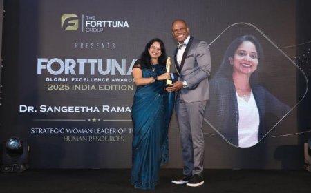 Dr. R. Sangeetha Honored as Strategic Woman Leader of the Year at Forttuna Global Excellence Awards 2025
