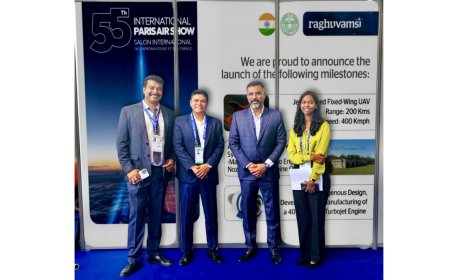 Raghu Vamsi Aerospace Group Debuts Indigenous Jet Engine & UAV Technologies at 55th Paris Air Show