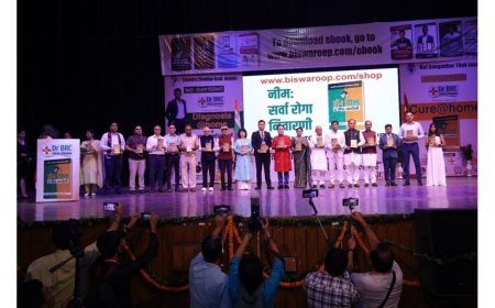 Dr. BRC’s Landmark Book ‘Green Gold: The Neem Farmacy’ Released at Siri Fort Auditorium