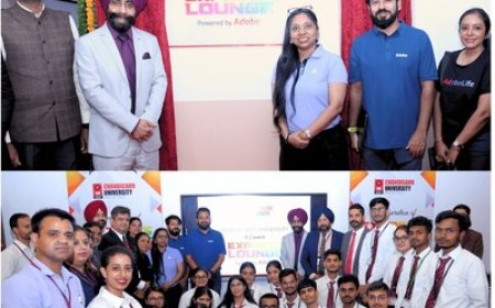 Global Creative Tech Giant Adobe Collaborates with Chandigarh University to Launch India's First Express Lounge Lab to Nurture Future-Ready Talent Pool