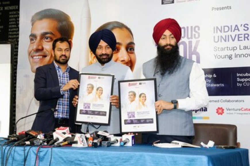 Chandigarh University in Collaboration with India's leading Job Portal 'Apna' & Investment Firm 'Venture Catalysts' Launch 'Campus Tank' - India's First University-Led Startup Launchpad for Young Innovators
