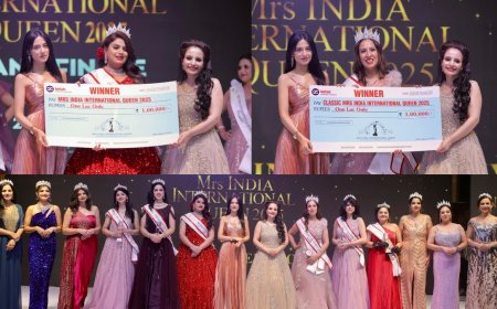 Victorious Queens of Mrs India International Queen 2025 crowned by Amrita Rao & Ankita Saroha