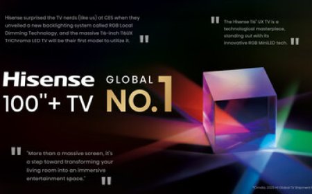 Hisense Tops Global Large-Screen TV Market, Pioneers Next-Gen RGB-MiniLED Ahead of IFA 2025