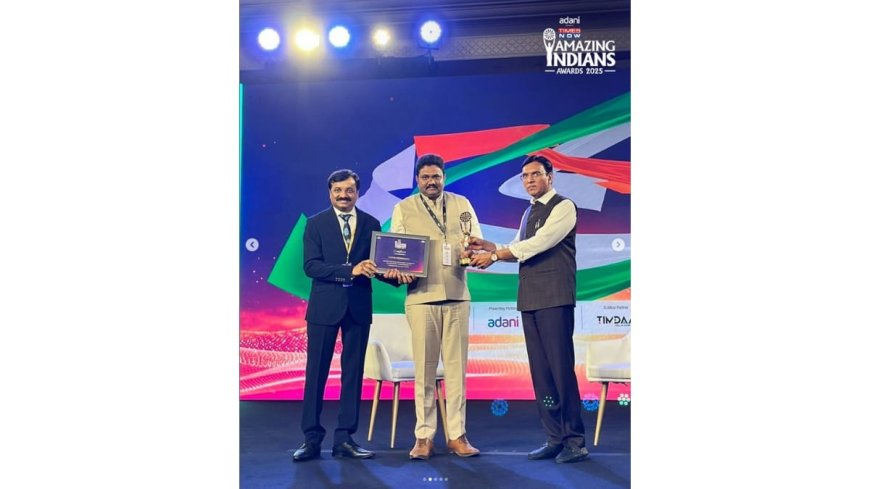 Deepak Vishwakarma, “The Oxygen Man”, Honoured with Times Now Amazing Indians Award 2025 for Environment & Sustainability
