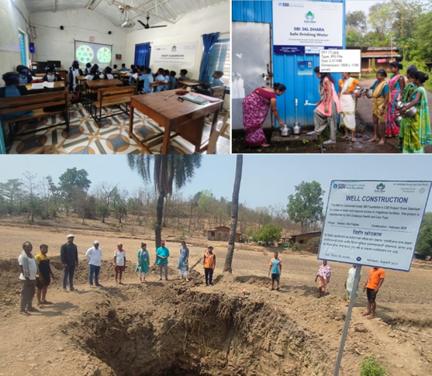 SBI Foundation and Shri Chaitanya Health & Care Trust Transform Rural Vikramgad, Palghar Through Holistic Development and Water Conservation