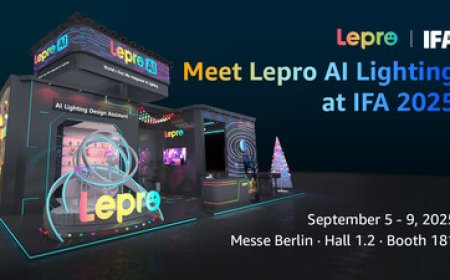 Lepro Unveils AI Lighting Pro Series at IFA 2025, the World's First Mic-Integrated AI Lighting
