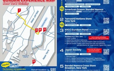 Gundam Expands into New York with Citywide Celebration