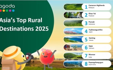 Agoda Reveals Asia's Top Rural Escapes: Munnar Shines Among Highland Favorites