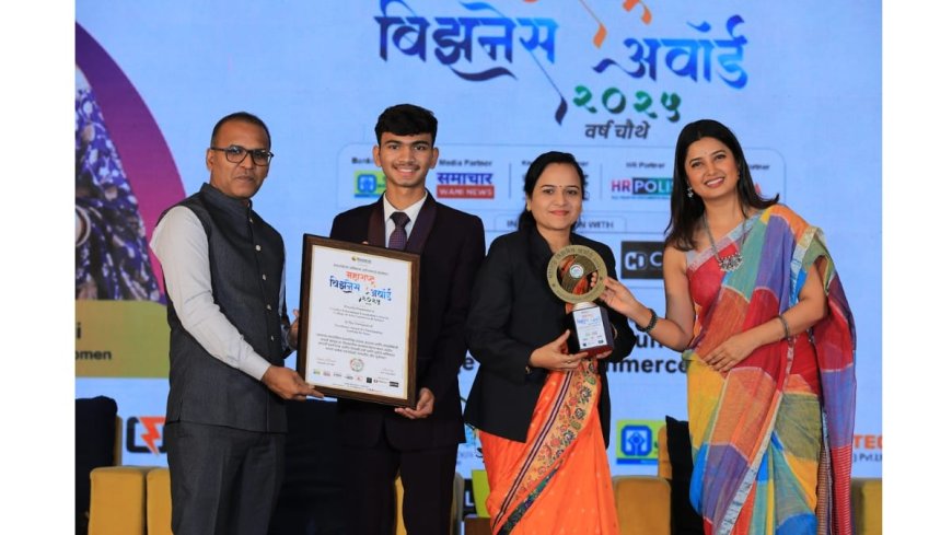 Excellence Award for Outstanding Institute In Pune – Mr.Gopal Khandare and Mrs.Prachi Khandare