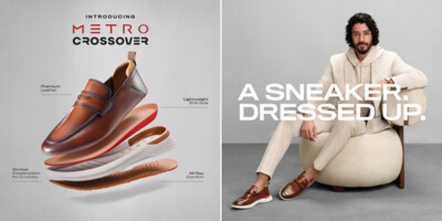 A Sneaker, Dressed Up: Metro Shoes Upgrades Men's Footwear