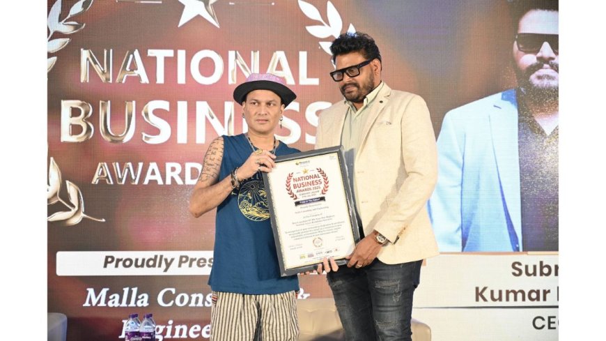 Subrat Kumar Malla’s Malla Consulting and Engineering Wins Best Consultant of the Year (National Highway Access Permission Services)