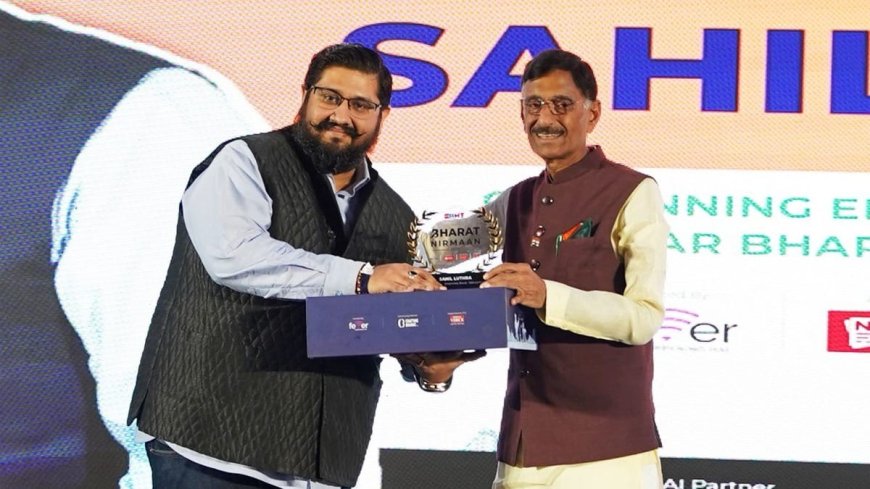 Sahil Luthra, Founder of Vijayan Trishul Defence Solutions, Honoured at Bharat Nirmaan Conclave & Awards 2025