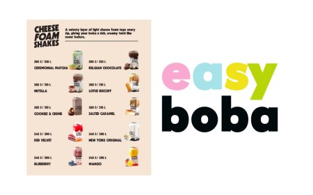 Easy Boba Introduces Limited-Edition ‘Cheese Foam Shakes’ — A Creamy Twist to Classic Flavours