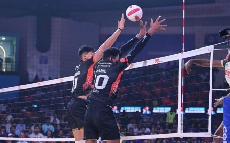 PVL 2025: Hyderabad Black Hawks end Bengaluru Torpedoes’ unbeaten run with a thrilling 3–2 victory