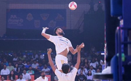PVL 2025: Ahmedabad Defenders hand Mumbai Meteors their first defeat of the season