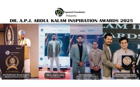 Topnotch Foundation Acknowledged and Felicitated the Winners of the DR. A.P.J. ABDUL KALAM INSPIRATION AWARDS 2025