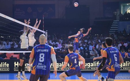 PVL 2025 Season 4 (Match 36): Mumbai Meteors storm into the final with a commanding victory over Goa Guardians