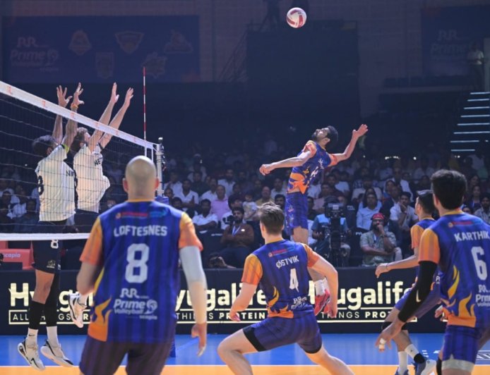 PVL 2025 Season 4 (Match 36): Mumbai Meteors march into the final with an emphatic triumph over Goa Guardians