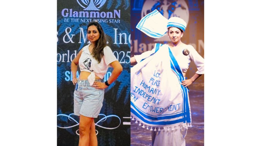 Hailly Verma Wins Mrs. Charming 2025 Title at Glammonn Miss and Mrs. India Worldwide ?