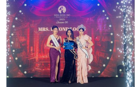 Sushma Shetty Won the title of Beyond Looks at Mrs India inc 2025 Beauty pageant