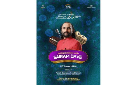 Yi Ahmedabad to mark 20 years with an evening of humour and reflection featuring Sairam Dave