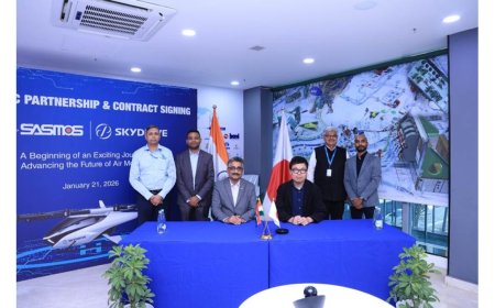 SASMOS Signs Strategic Contract with SkyDrive Inc. for EWIS Design and Manufacturing Solution, Strengthening India–Japan Collaboration