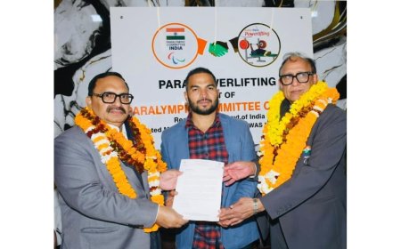 Big Boost for Para Sports: Yogesh Shelly Appointed Director of Para Athlete Development and Special Programs, India Para Powerlifting; Office Inaugurated by JP Singh and Satya Prakash Sangwan