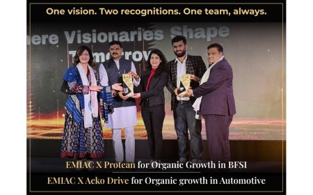 EMIAC Technologies Wins Two Honours for their Work in Organic Growth with Protean and ACKO Drive at Bharat Shining Conclave 2026