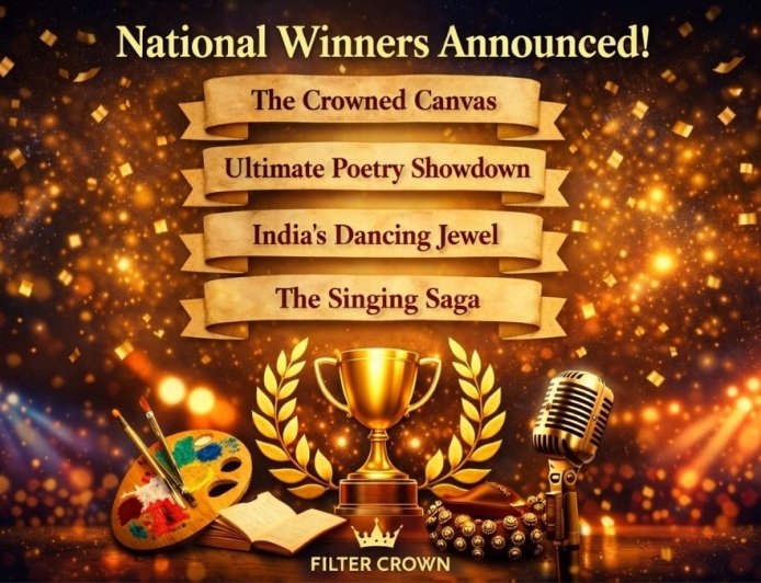Filter Crown Announces National Winners Across Art, Literature, Dance, and Music Competitions