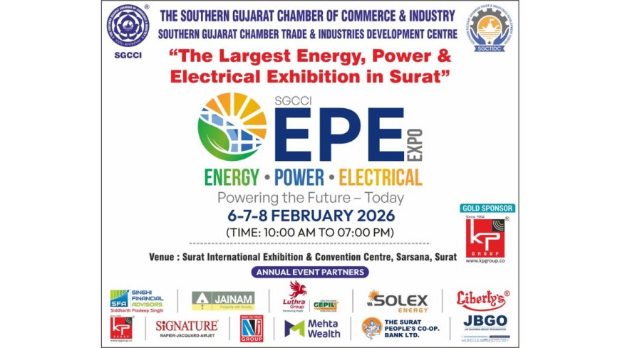 SGCCI Organizes Grand ‘Energy–Power–Electrical Expo 2026’ in Surat