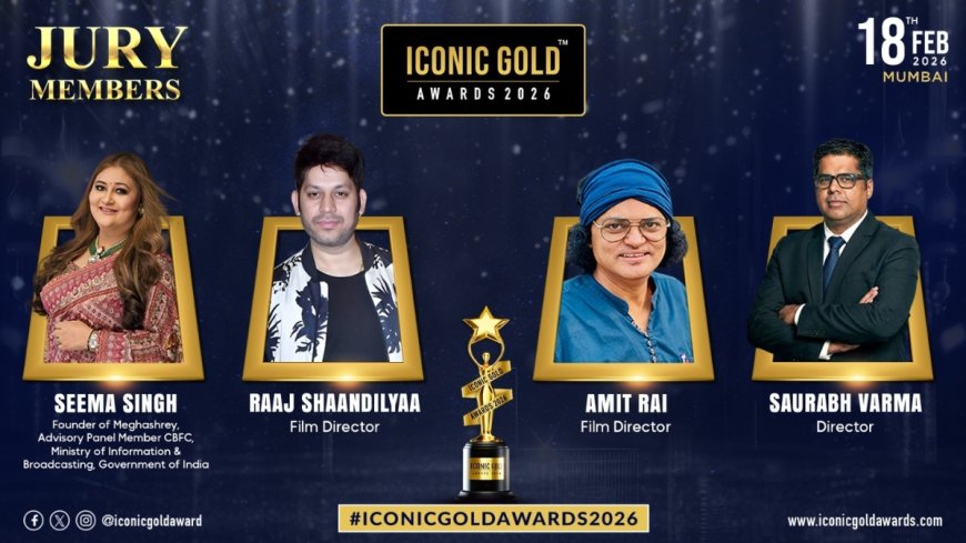 Seema Singh, Raaj Shaandilyaa, Amit Rai and Saurabh Varma Esteemed Jury Members for Iconic Gold Awards 2026