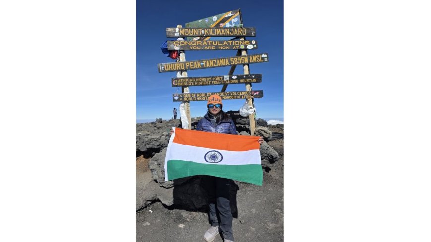 Delhi-based Indian Mountaineer Jyoti Sharma Creates History with Fastest Solo Ascent of Mt. Kilimanjaro on 77th Republic Day