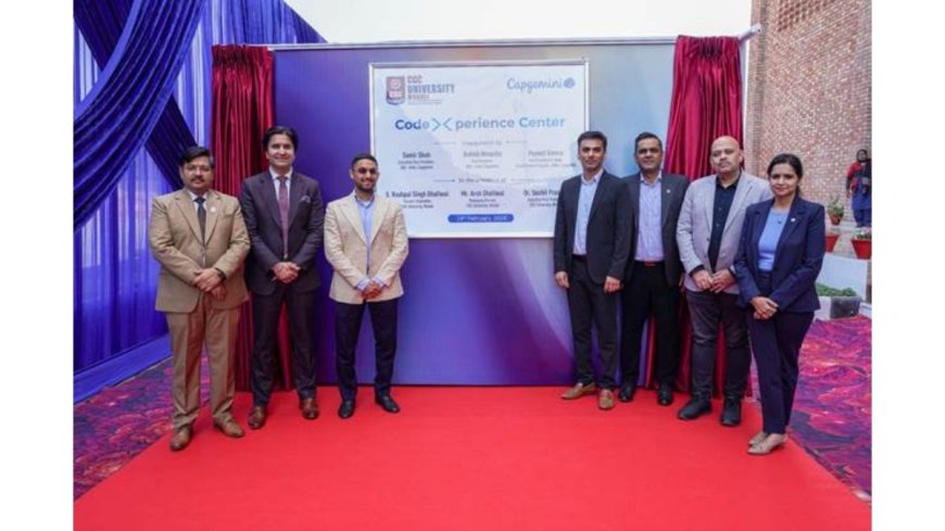 CGC University, Capgemini Launch Industry-Integrated Technology Center on Campus